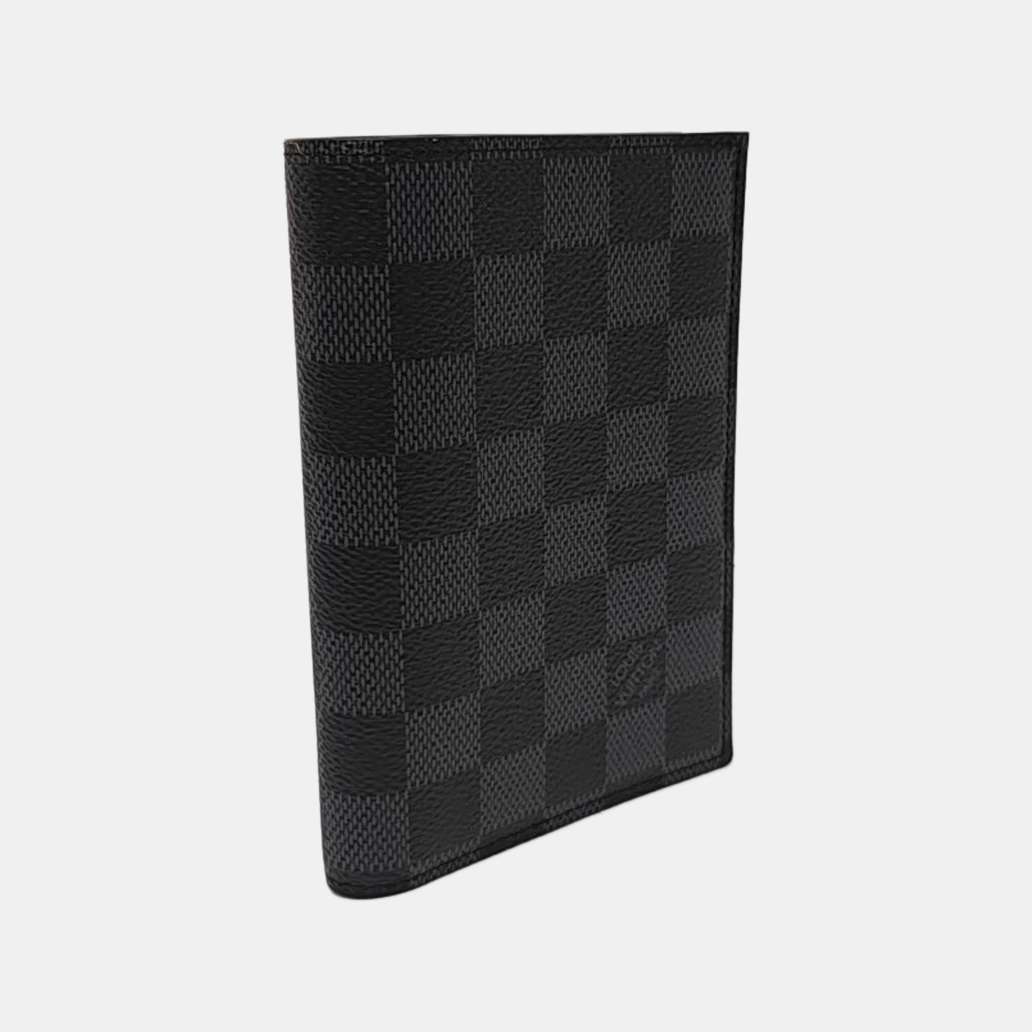 SMART Damier Graphite Coated Canvas Gray Card Holder