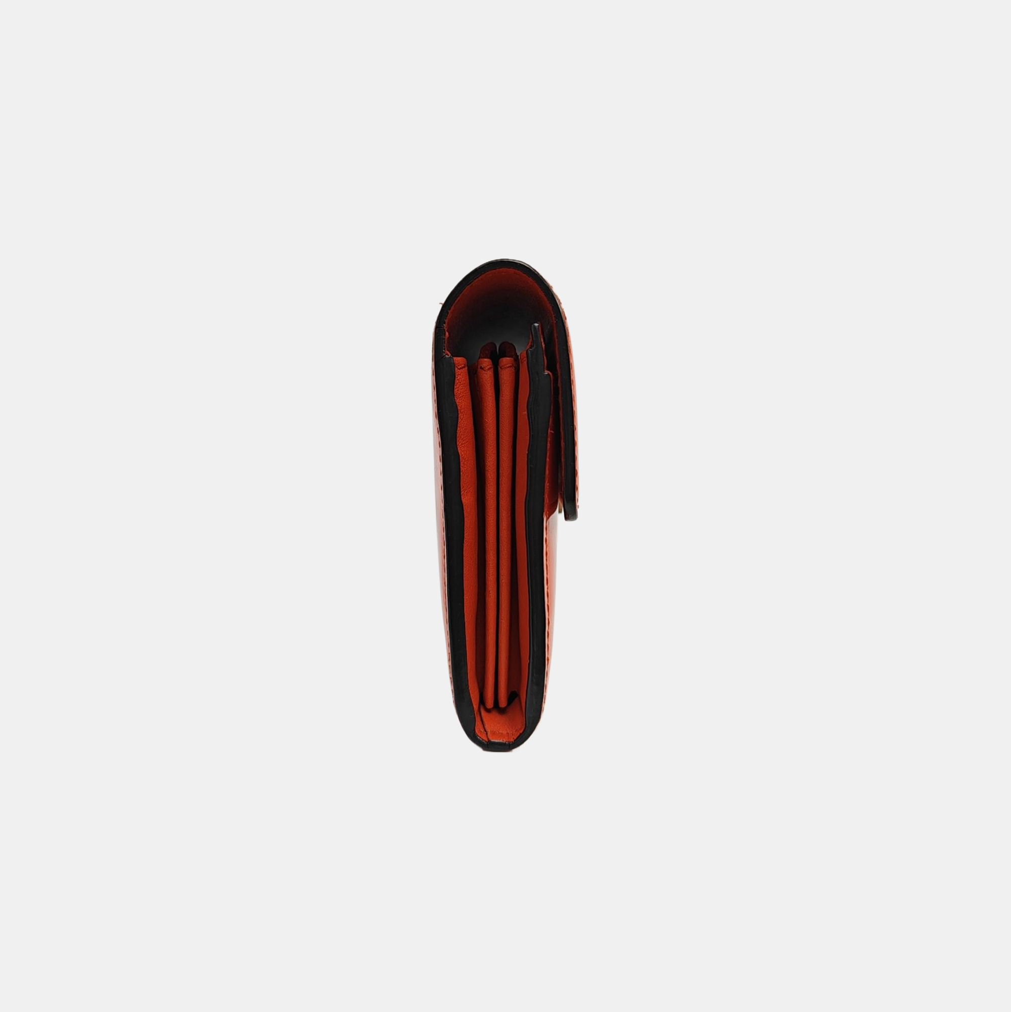 Interlocking G Calfskin Red Wallet