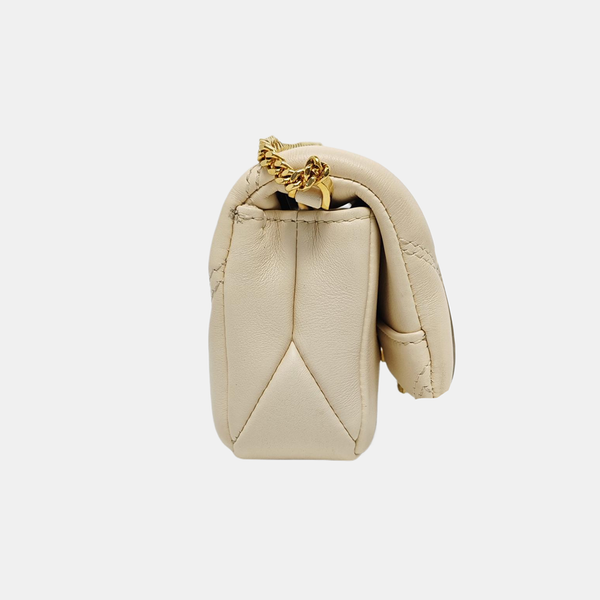 SERPENTI CABOCHON Quilted Calfskin Beige