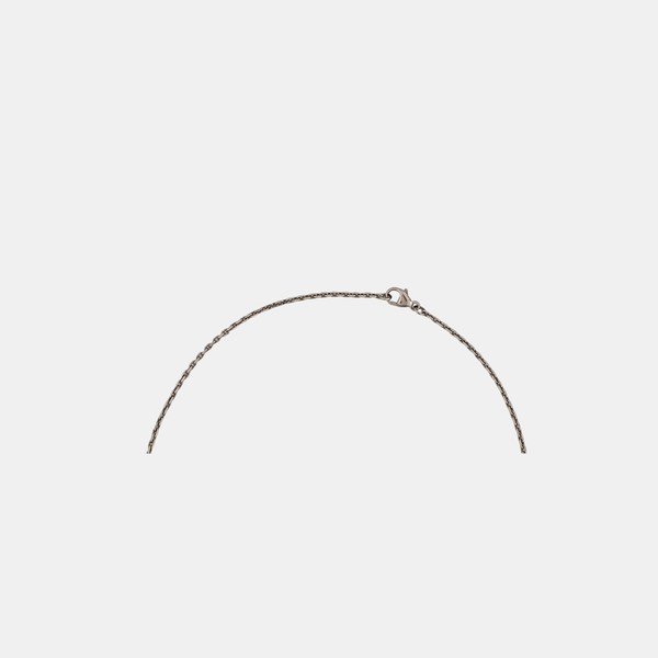Pop H Metal Silver Necklace
