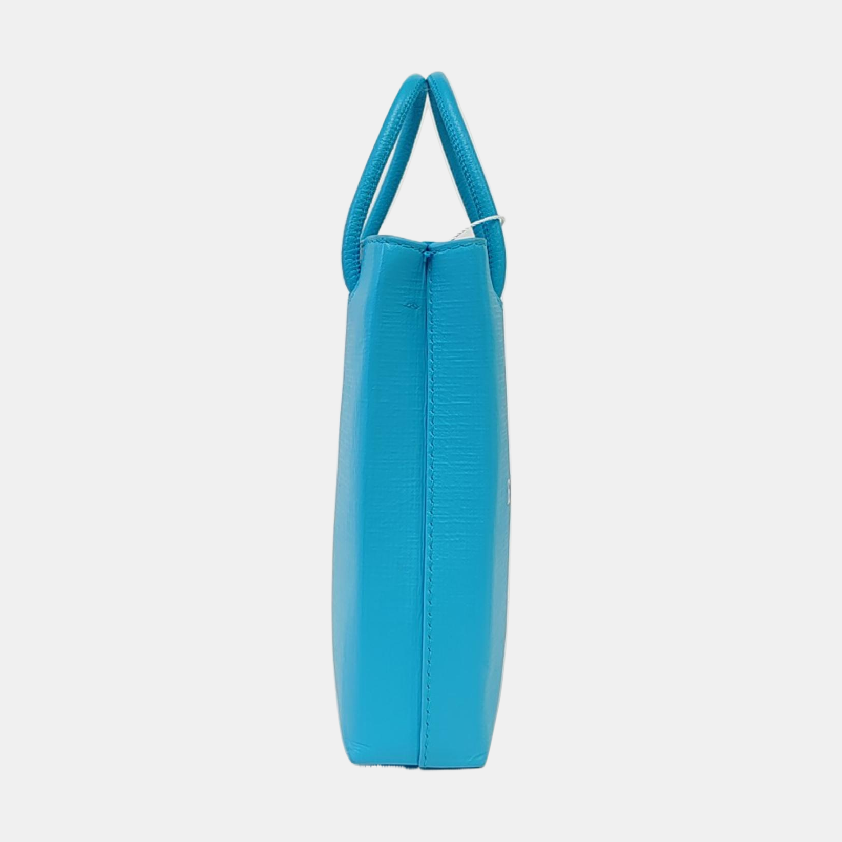 Shopping Bag Calfskin Blue