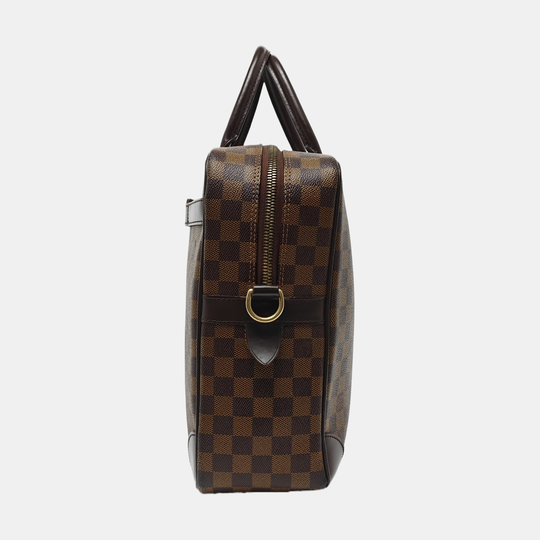 PORTE-DOCUMENTS GM Damier Ebene Coated Canvas Brown