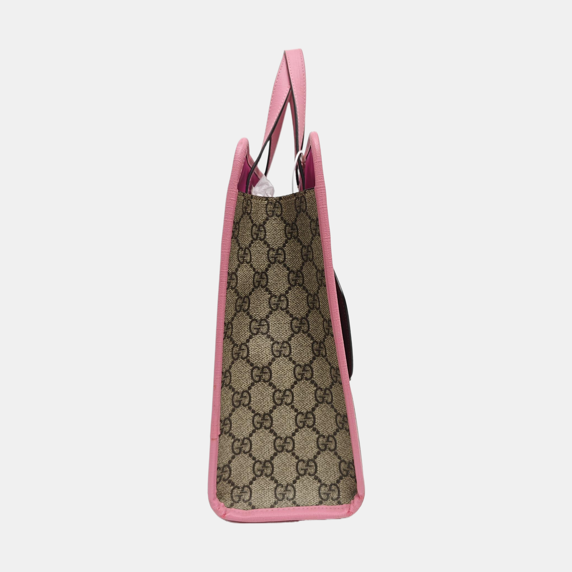 Children’s GG Bucket Monogram Coated Canvas Beige
