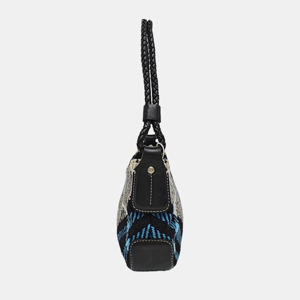 Fabric Top Handle Bag Multicolor