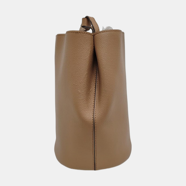 Calfskin Shoulder Bag Beige