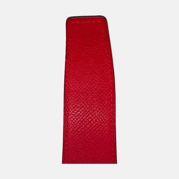 Leather Belt Red
