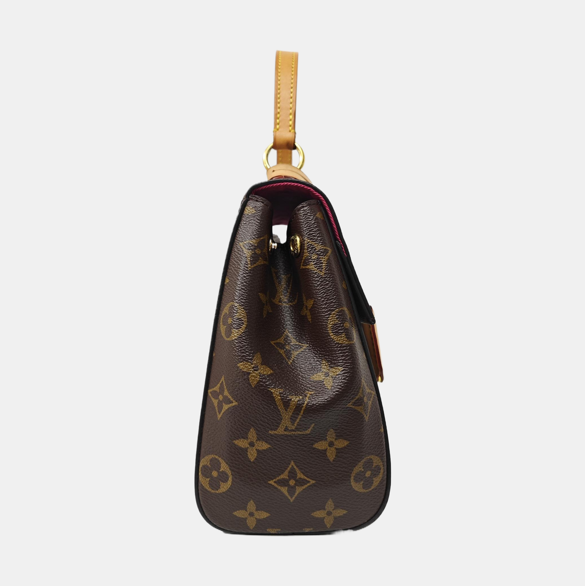 CLUNY PM Monogram Coated Canvas Brown