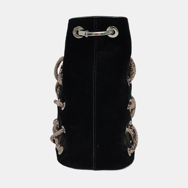 Suede Shoulder Bag Black