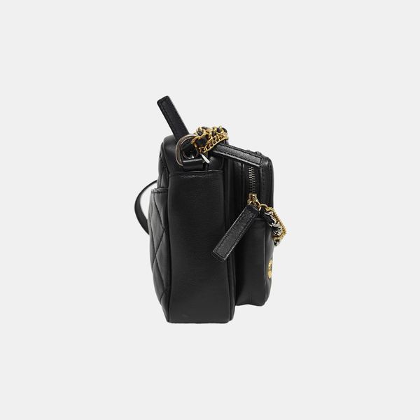 Quilted Calfskin Small Black