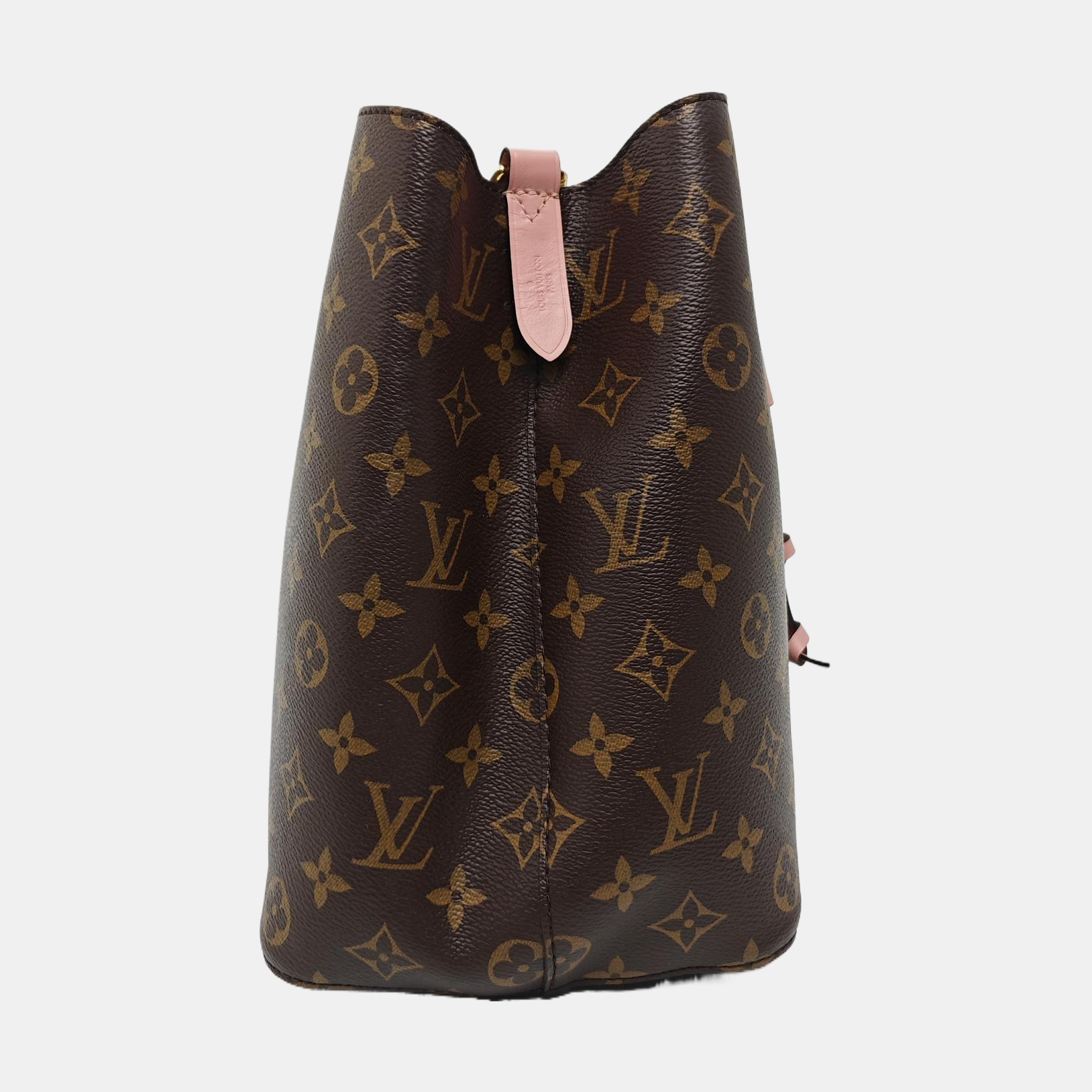 NÉONOÉ MM Monogram Coated Canvas Brown