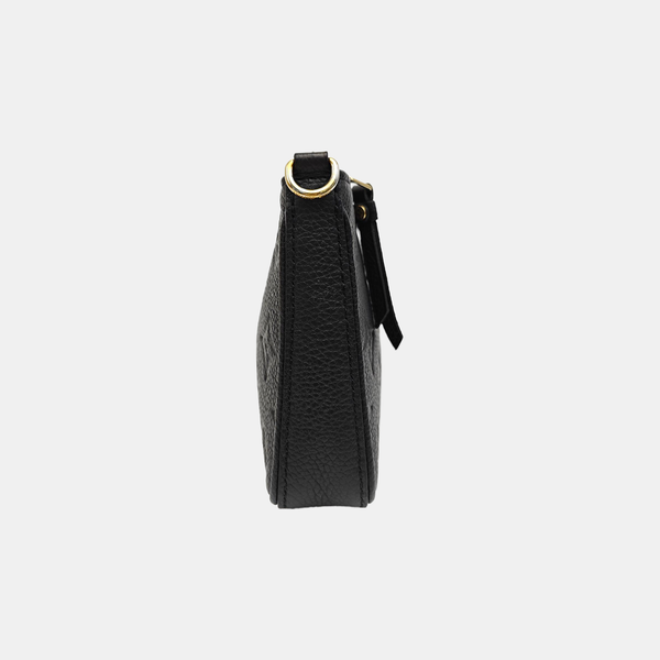 EASY POUCH ON STRAP Monogram Calfskin Black