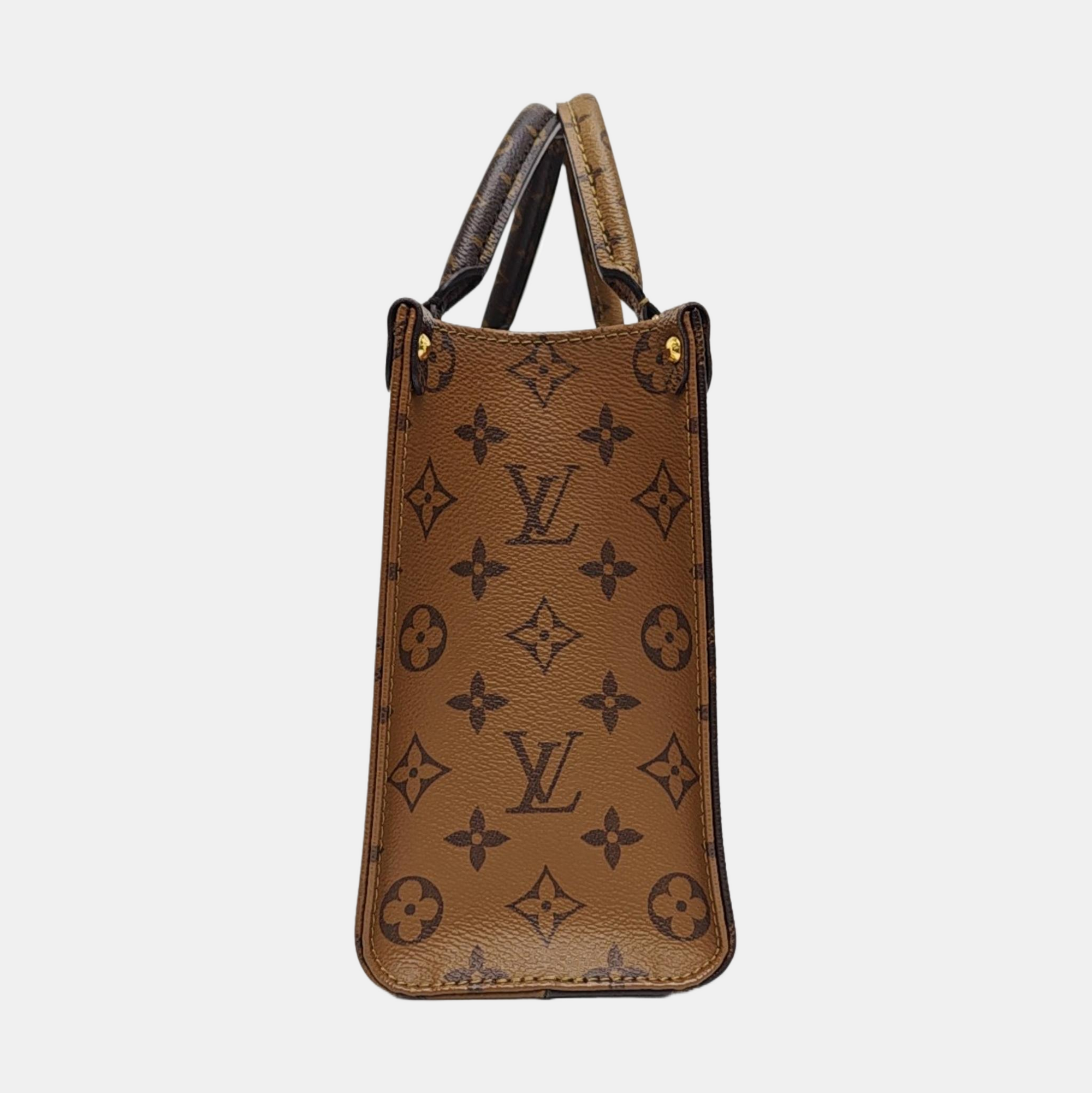 ONTHEGO PM Monogram Coated Canvas Brown