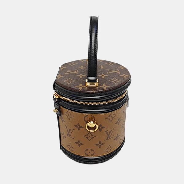 CANNES PM Monogram Coated Canvas Brown