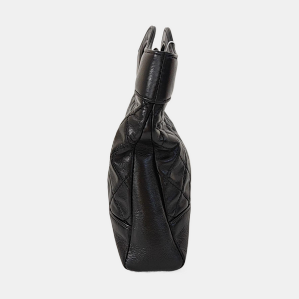 CHANEL 31 Mini Quilted Calfskin Black