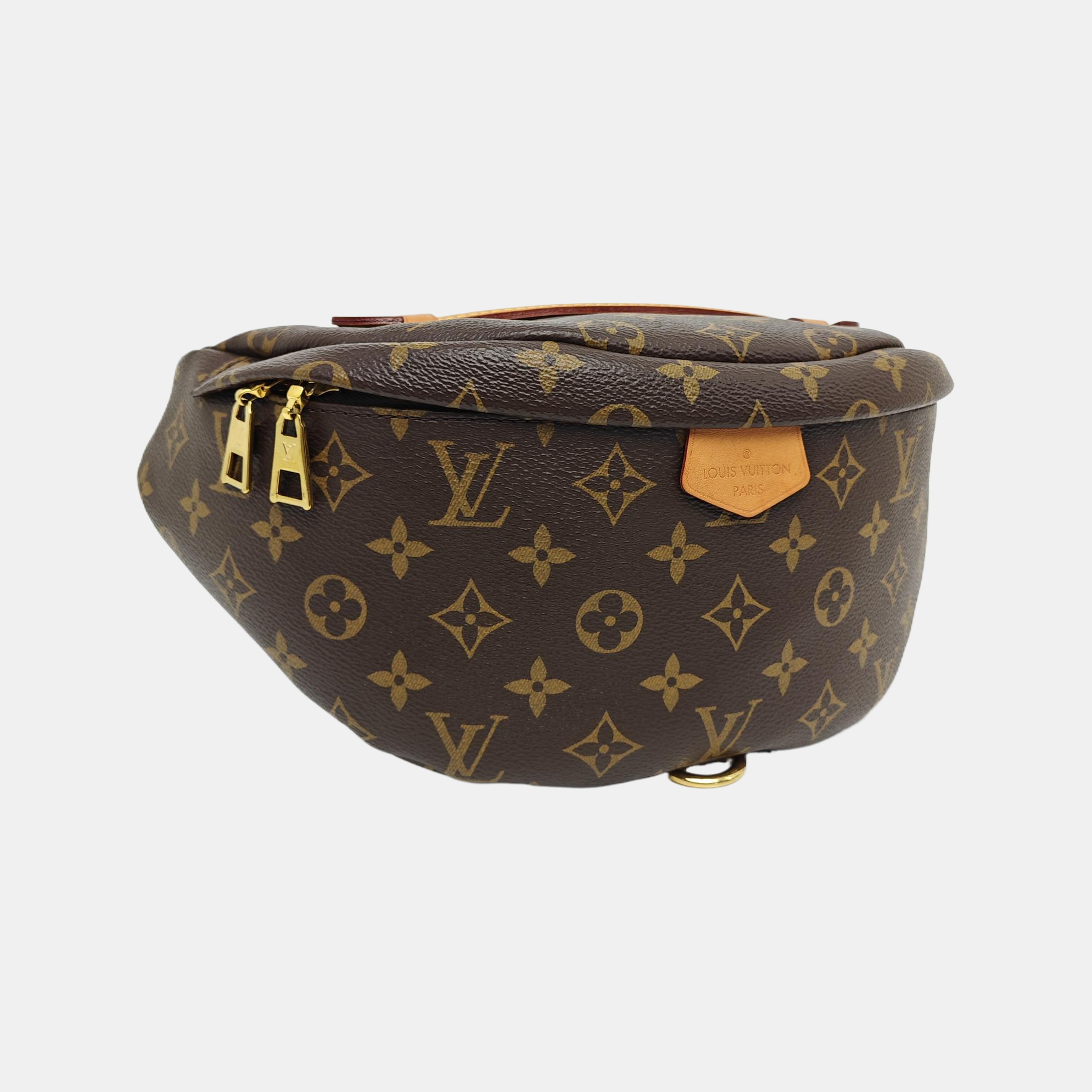 BUMBAG Monogram Coated Canvas Brown