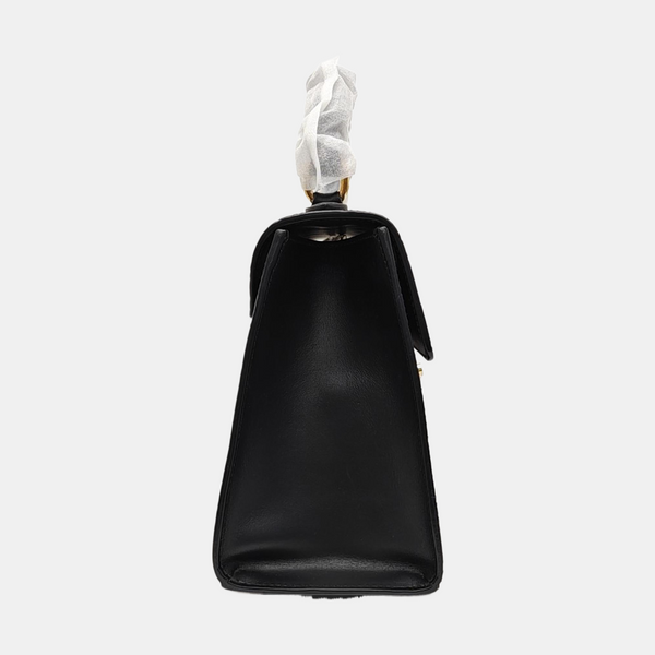 Padlock Small Calfskin Black