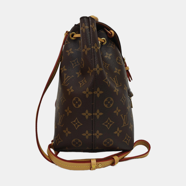 MONTSOURIS PM Monogram Coated Canvas Brown
