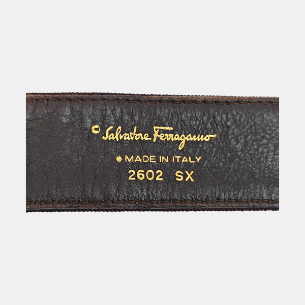 Fabric Belt Brown