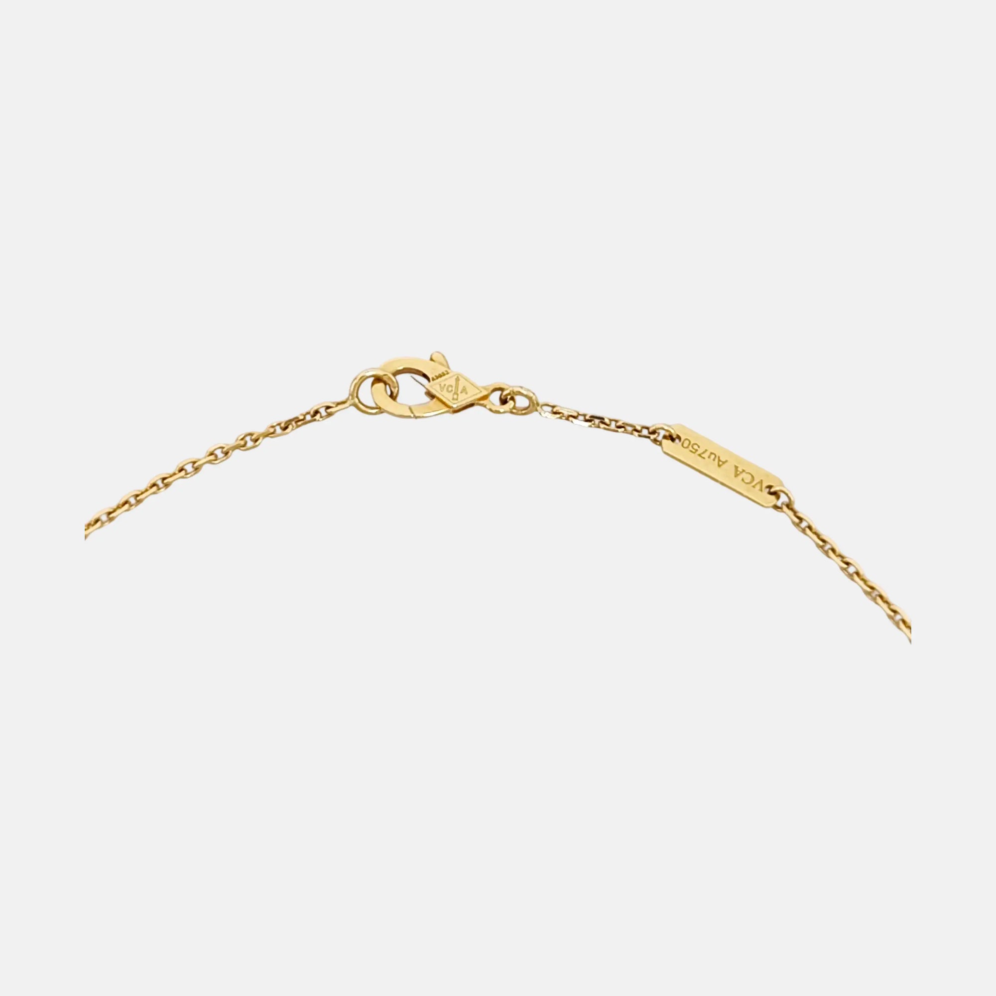 Vintage Alhambra 18k Gold Necklace