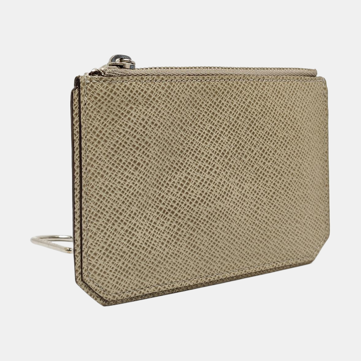 Calfskin Key Pouch Gray