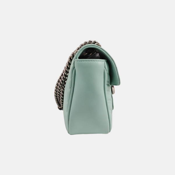 GG Marmont Medium Quilted Calfskin Green
