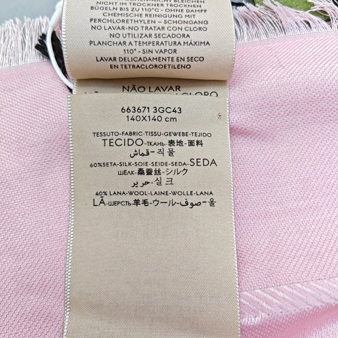 Mulberry Silk Scarf Pink