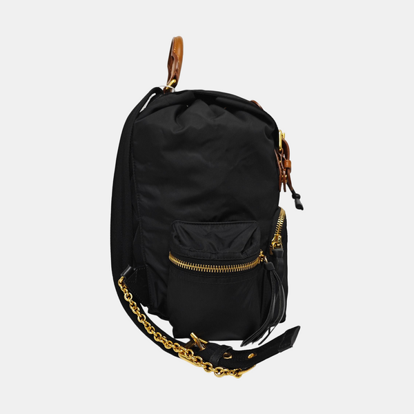 The Rucksack Medium Nylon Black