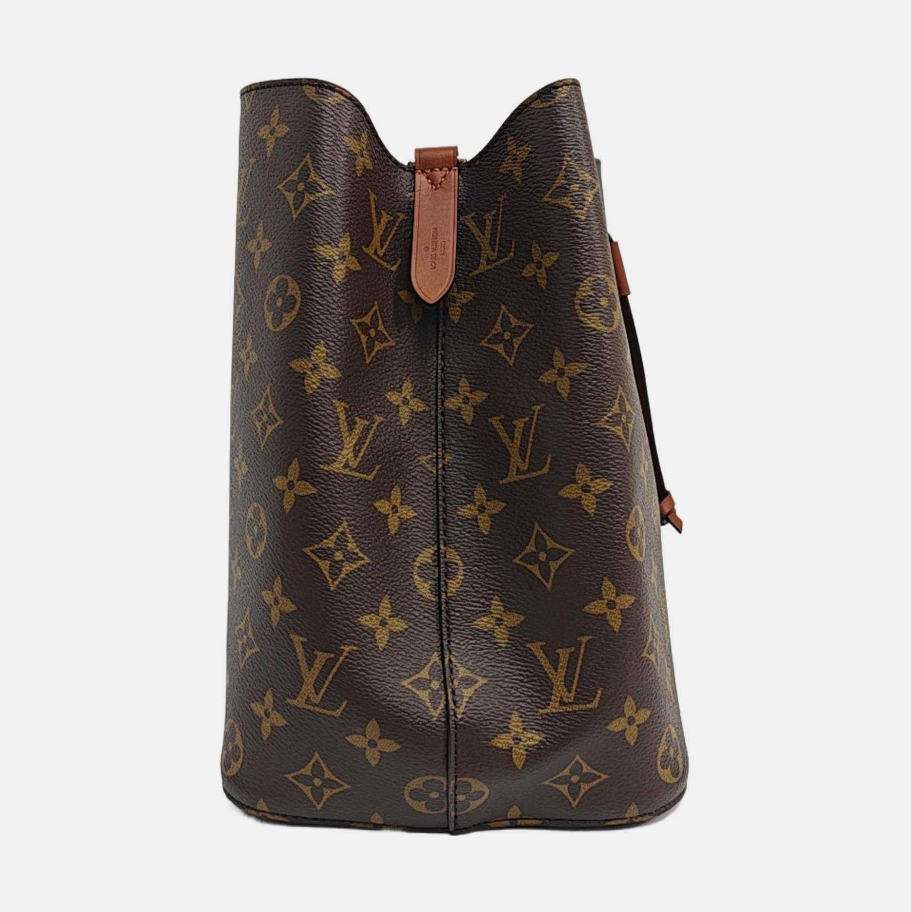 NÉONOÉ MM Monogram Coated Canvas Brown