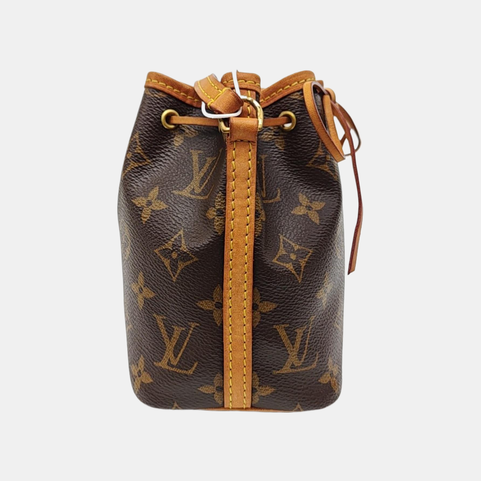 NÉONOÉ Nano Monogram Coated Canvas Brown