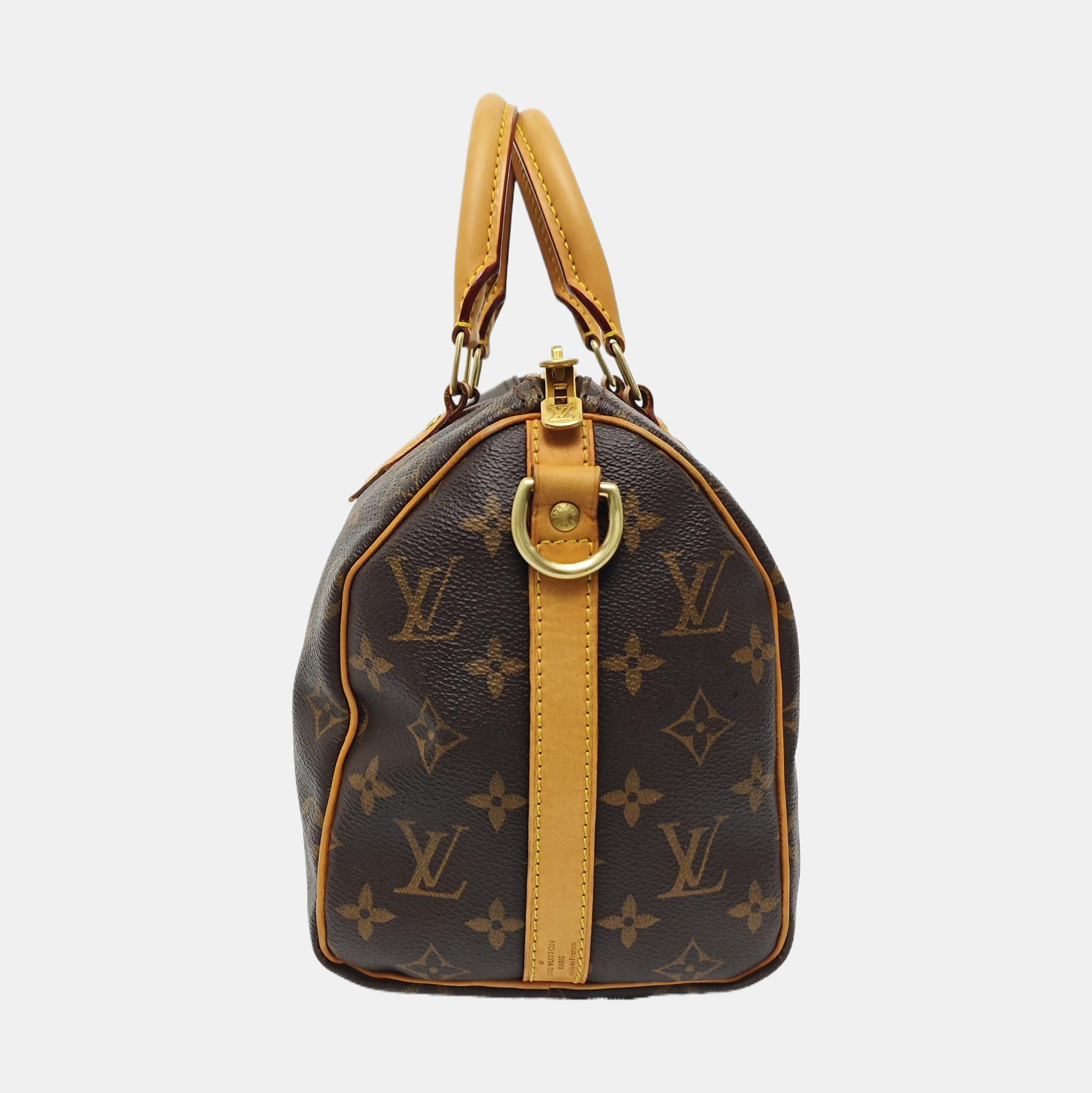 SPEEDY 25 Monogram Coated Canvas Brown