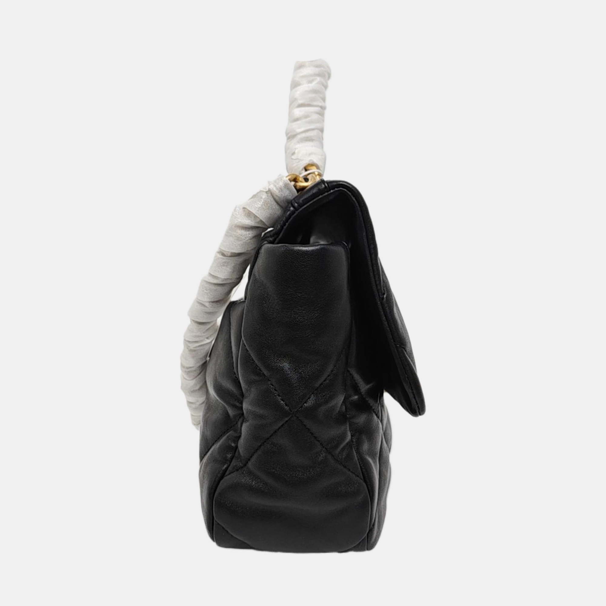 CHANEL 19 Medium Quilted Lambskin Black
