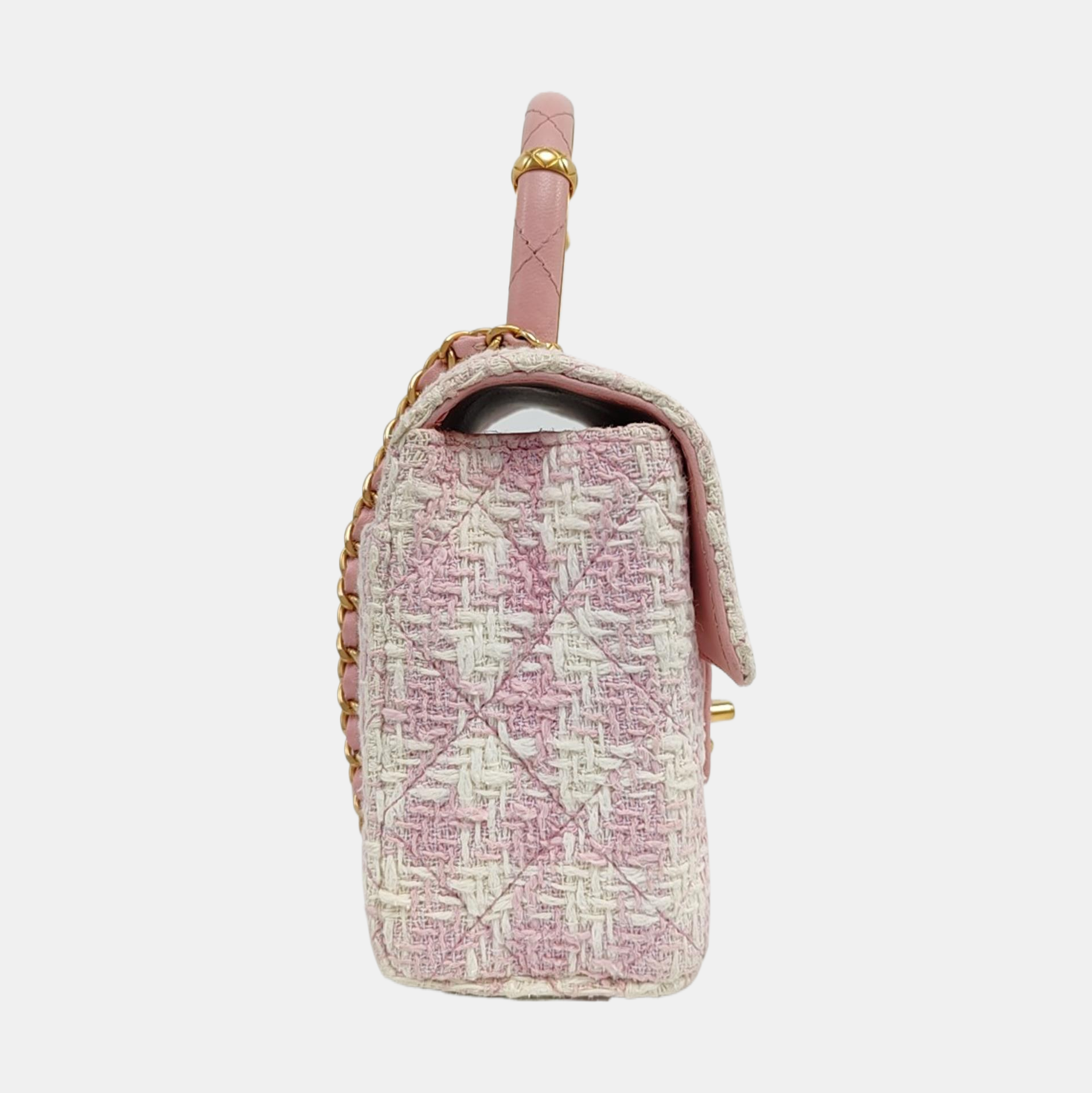 Mini Quilted Wool Pink