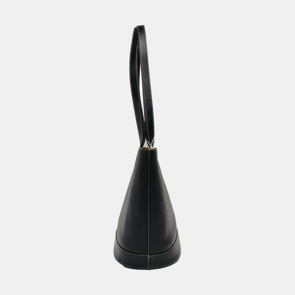Calfskin Shoulder Bag Black
