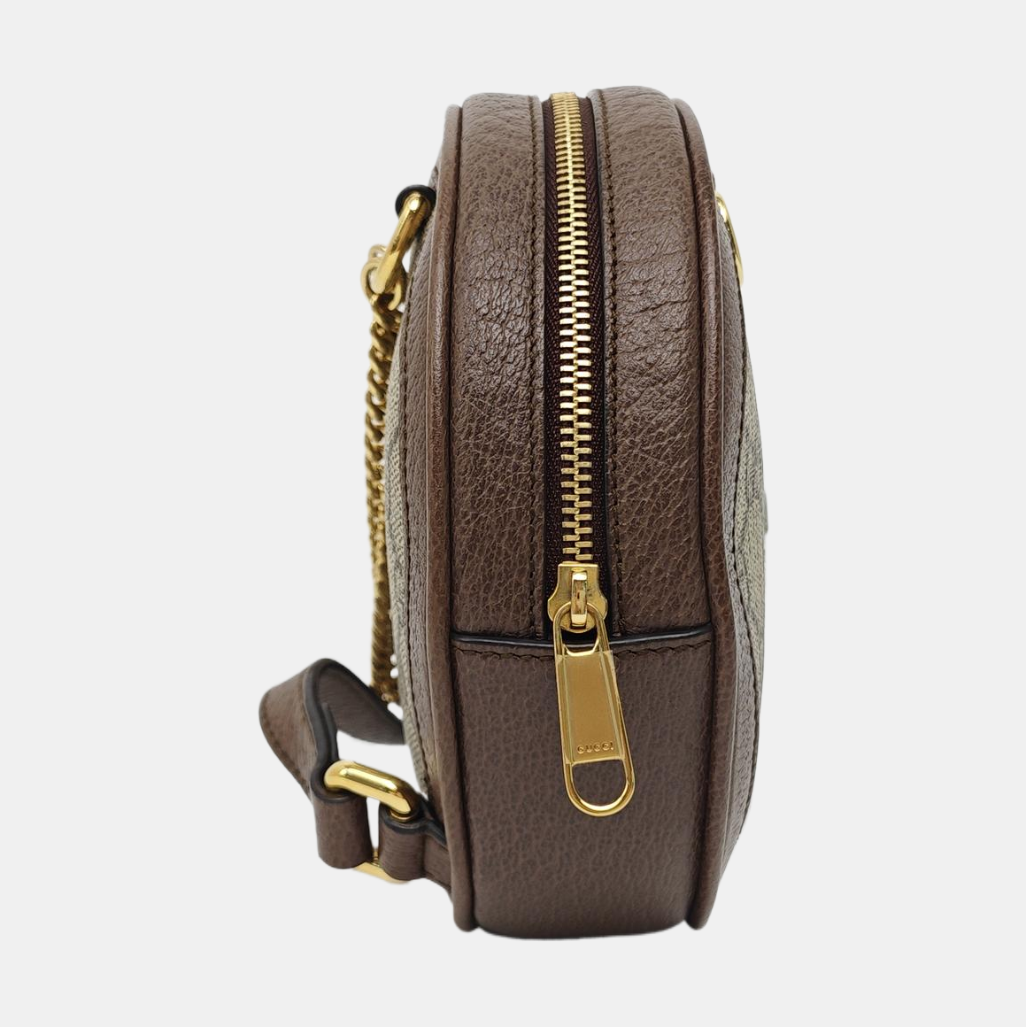 Ophidia Mini Monogram Coated Canvas Beige