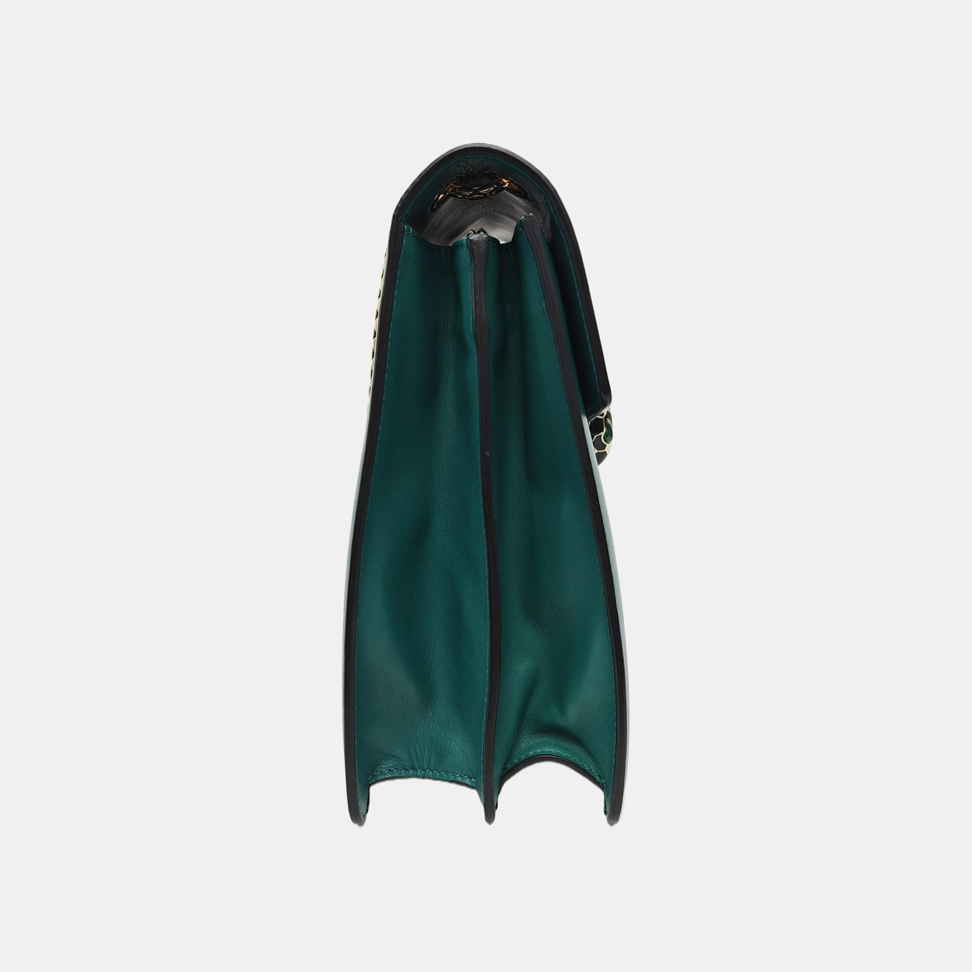 SERPENTI FOREVER Calfskin Green