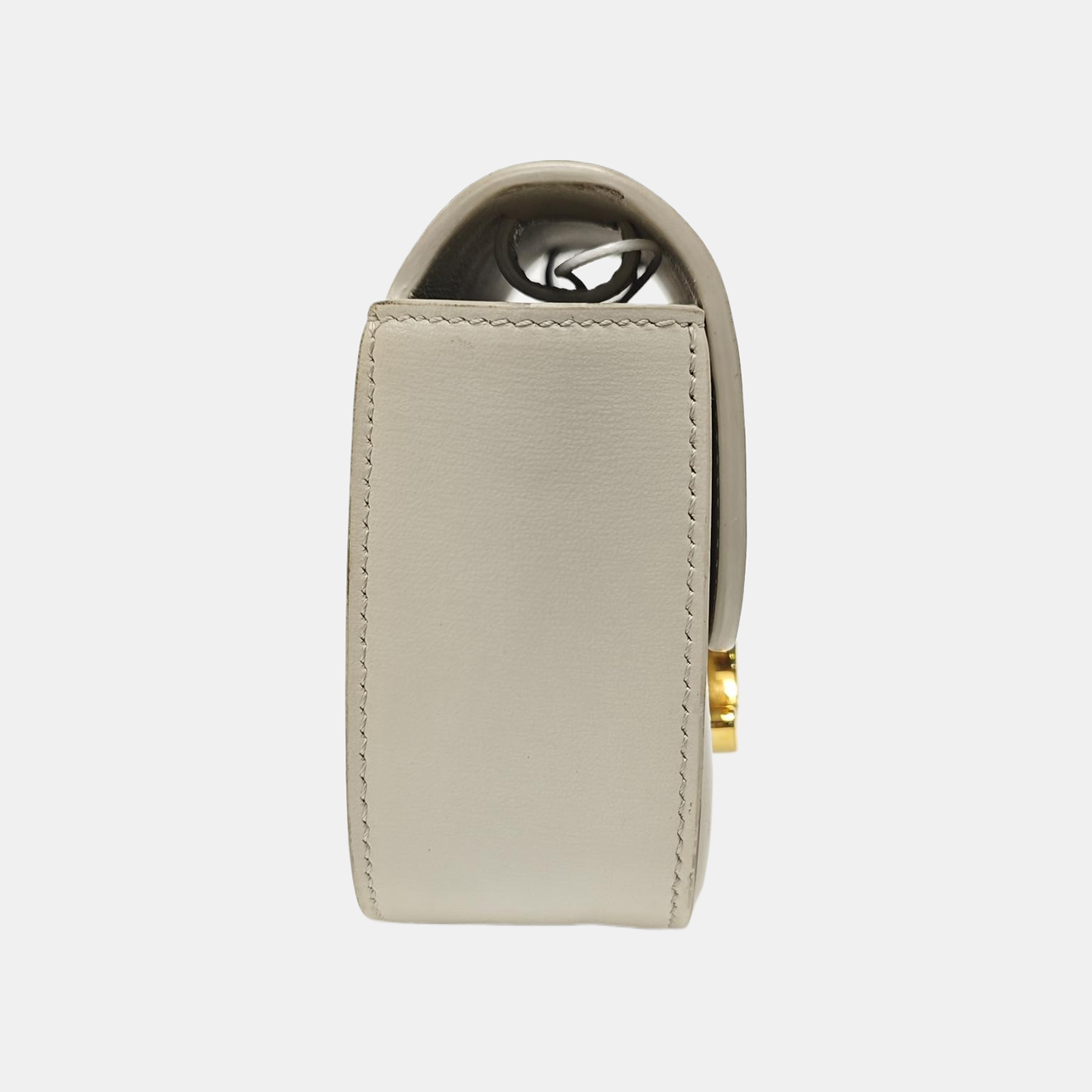 TRIOMPHE Mini Calfskin White