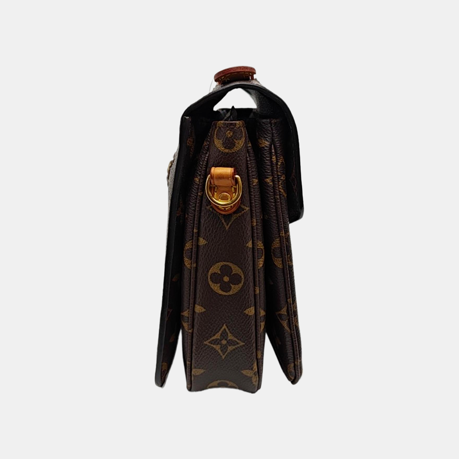 MÉTIS MM Monogram Coated Canvas Brown