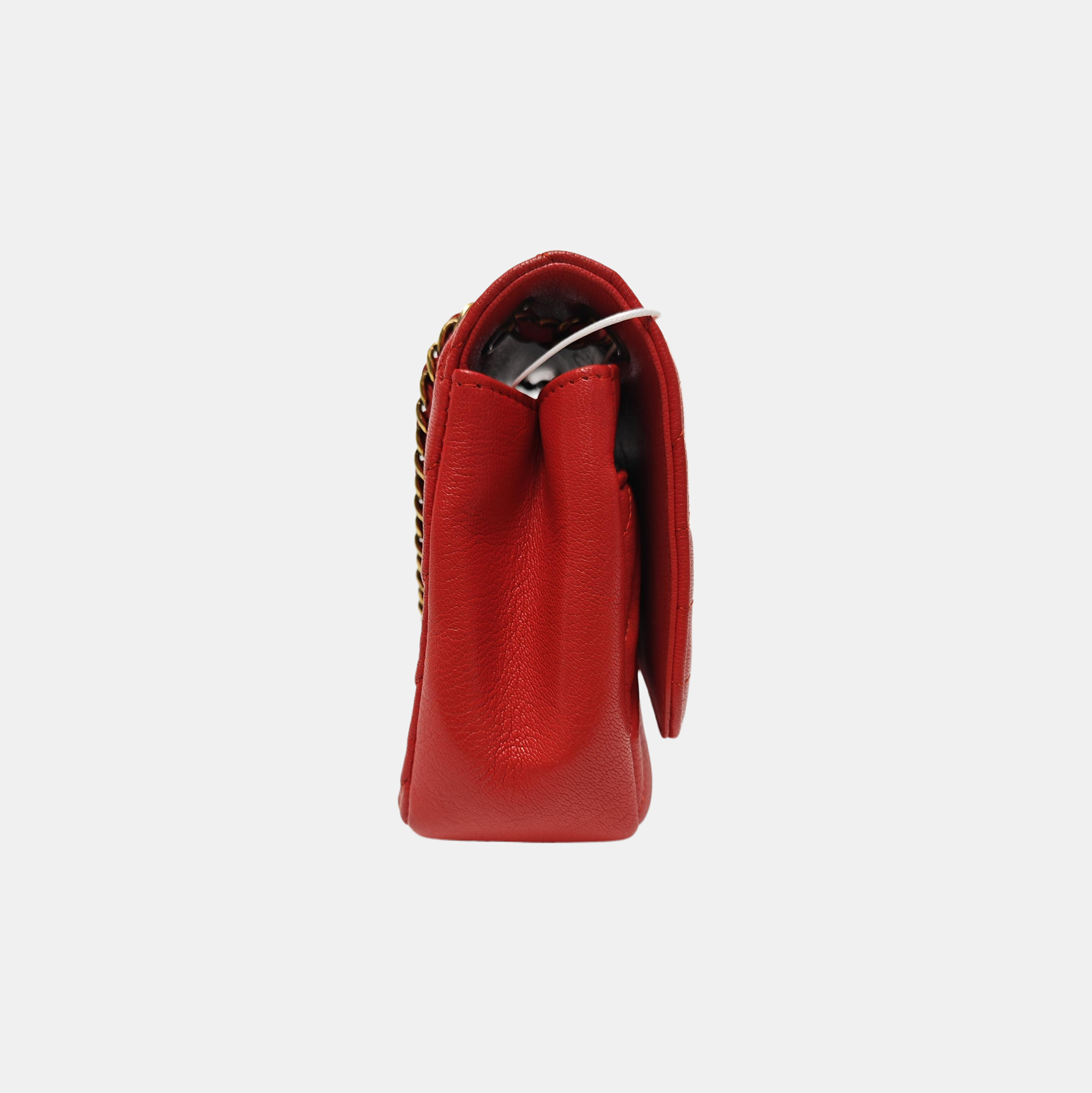 Quilted Calfskin Shoulder Bag Red