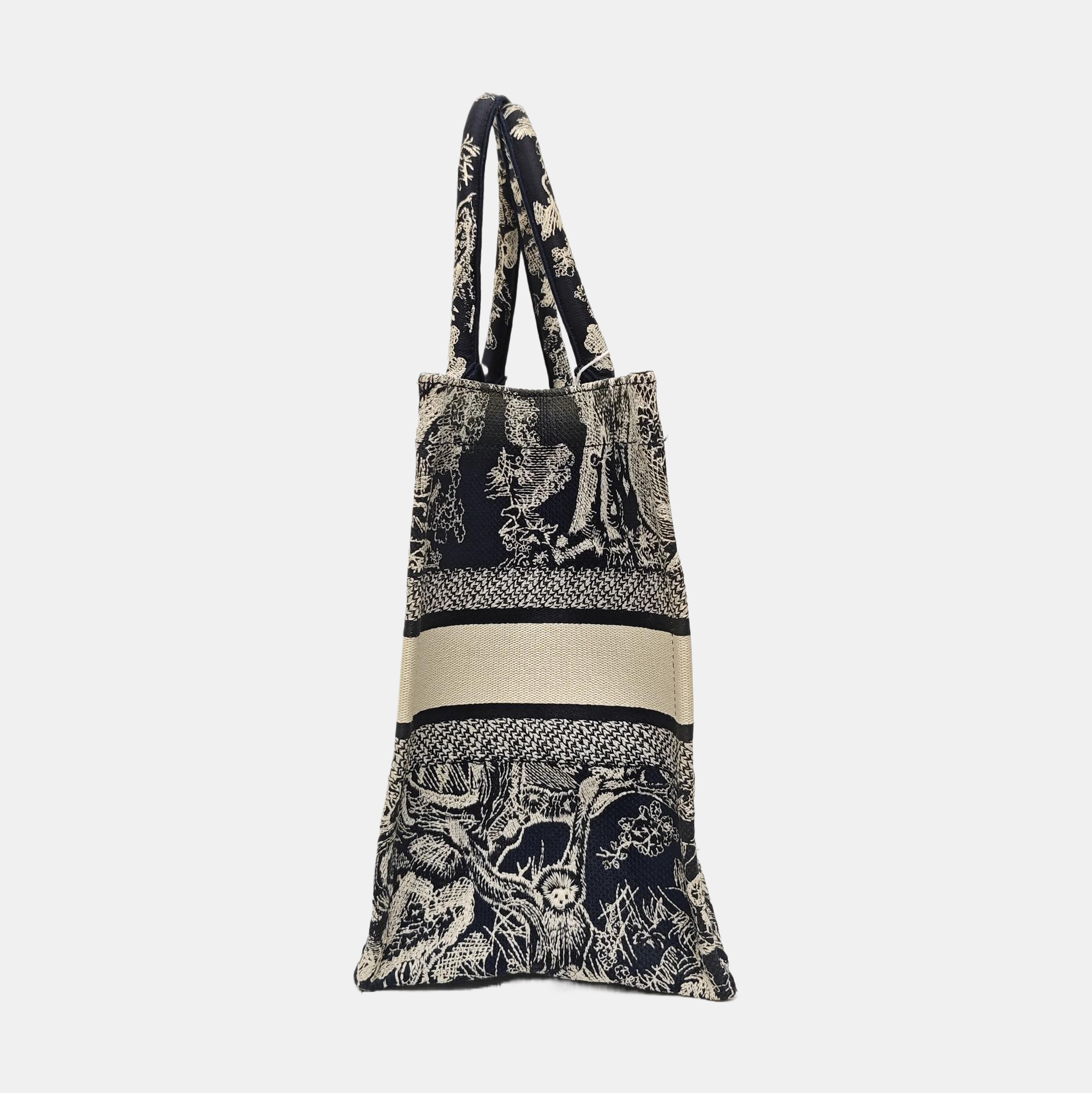 Book Tote Medium Fabric Blue