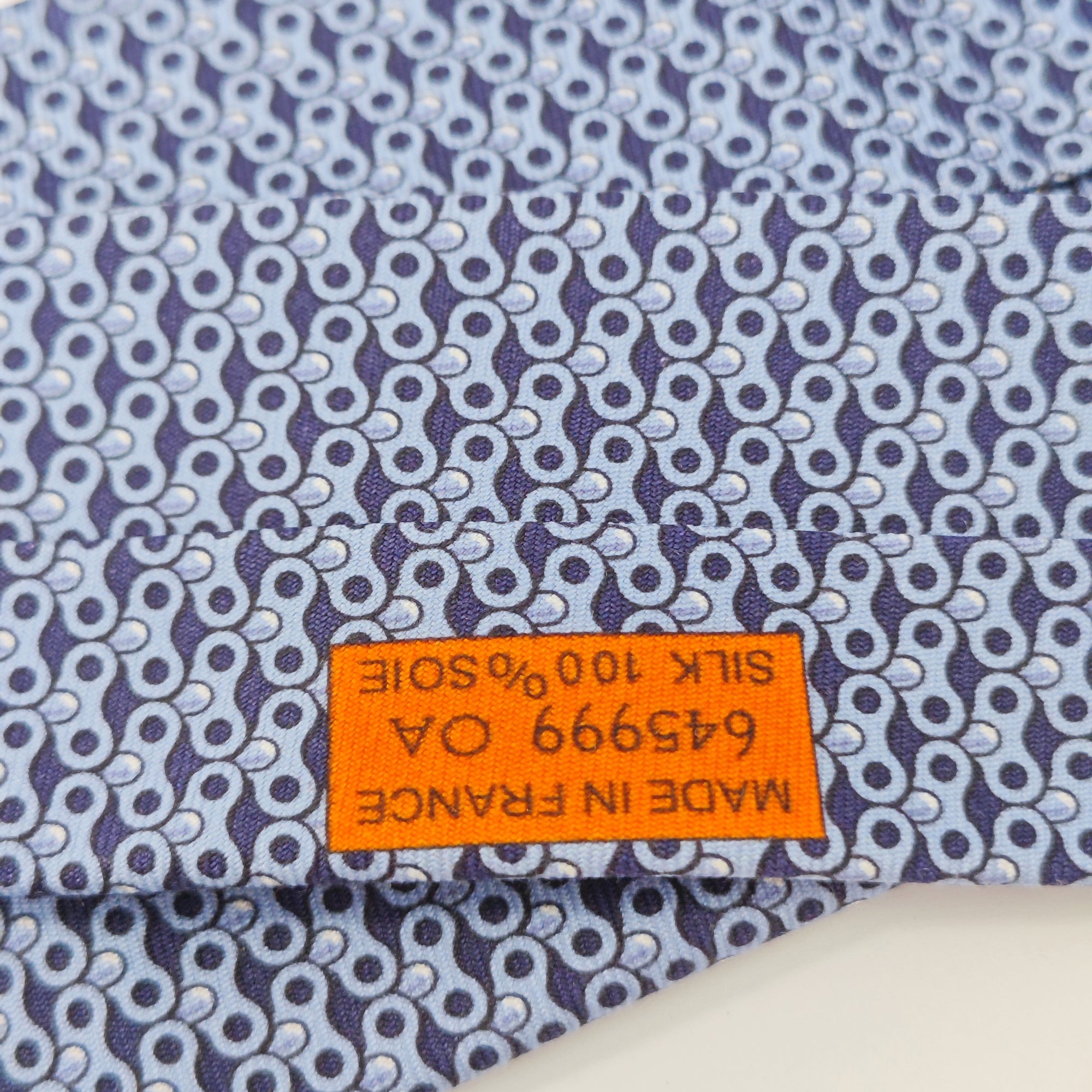 Mulberry Silk Tie Blue
