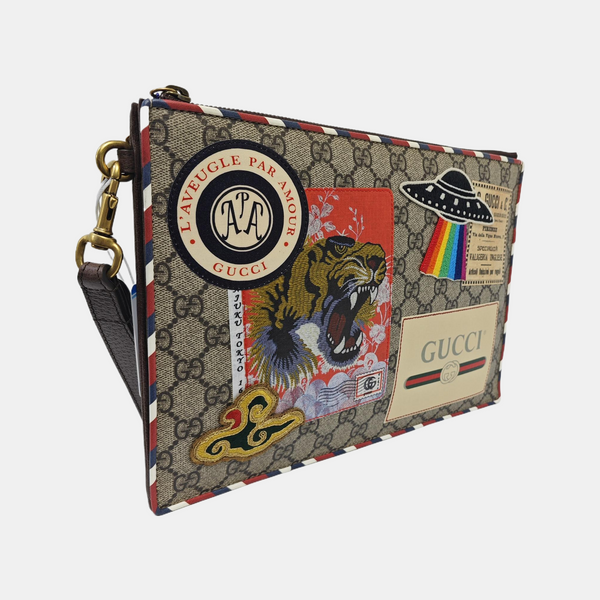 Courrier Monogram Coated Canvas Beige