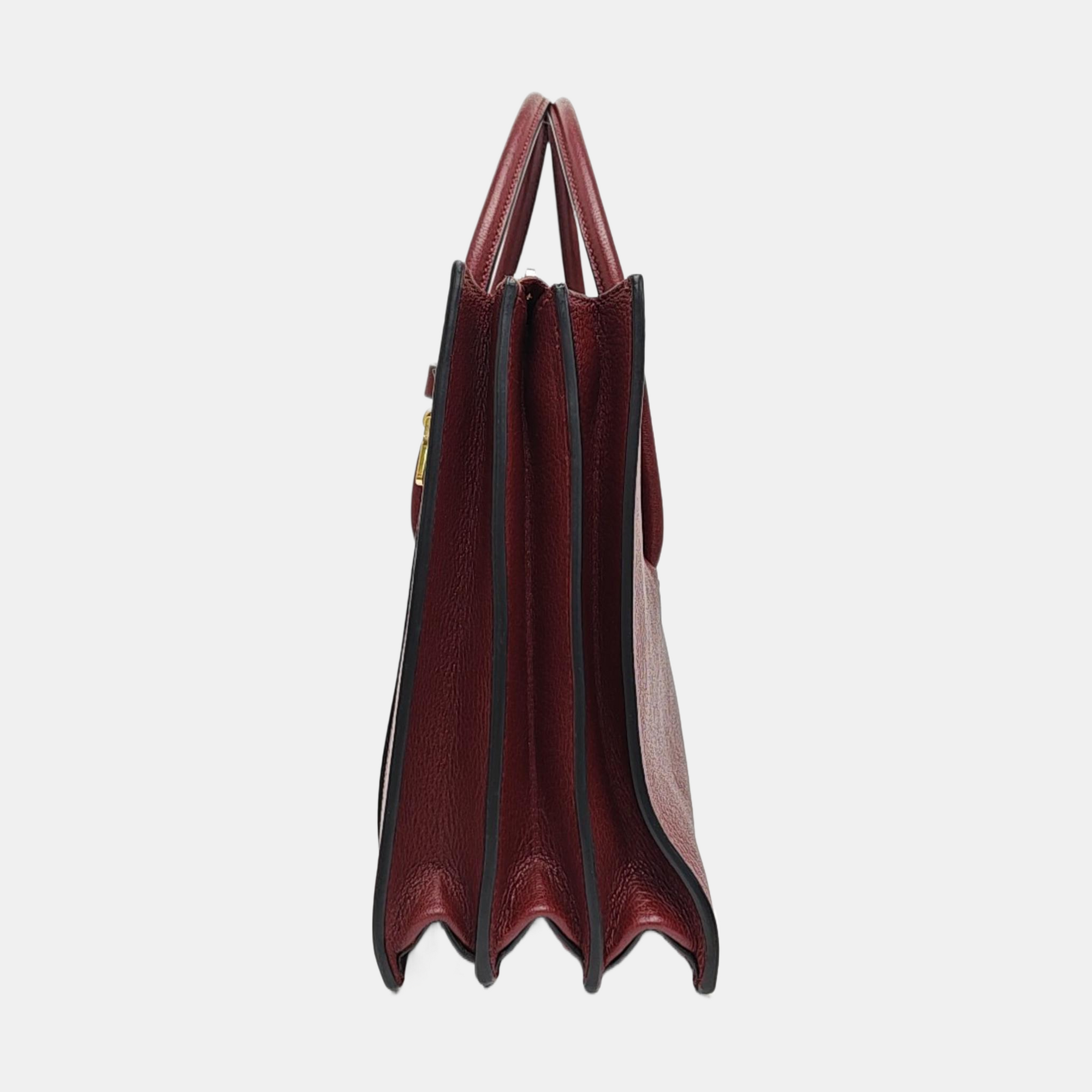 Calfskin Shoulder Bag Red