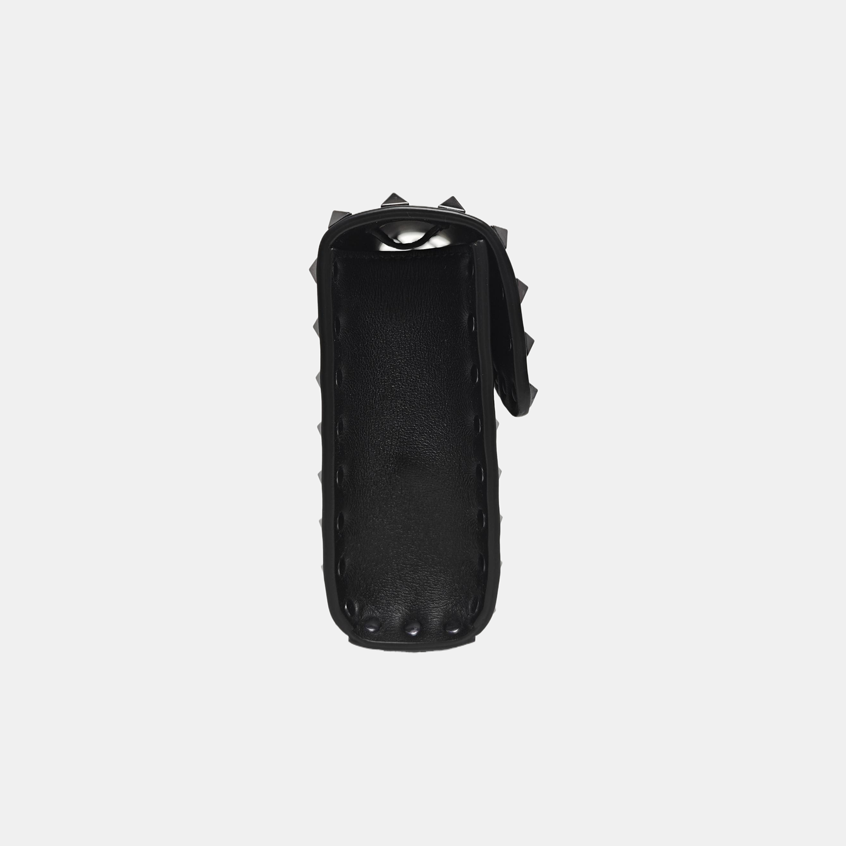 Rockstud Calfskin Black