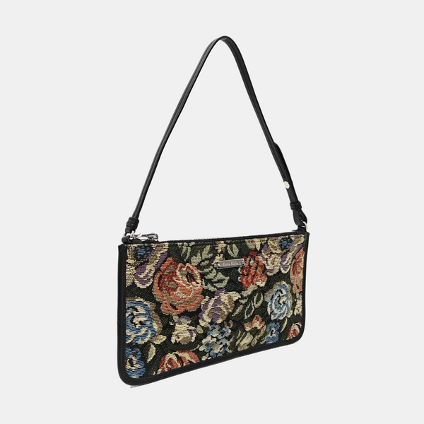 Fabric Top Handle Bag Multicolor