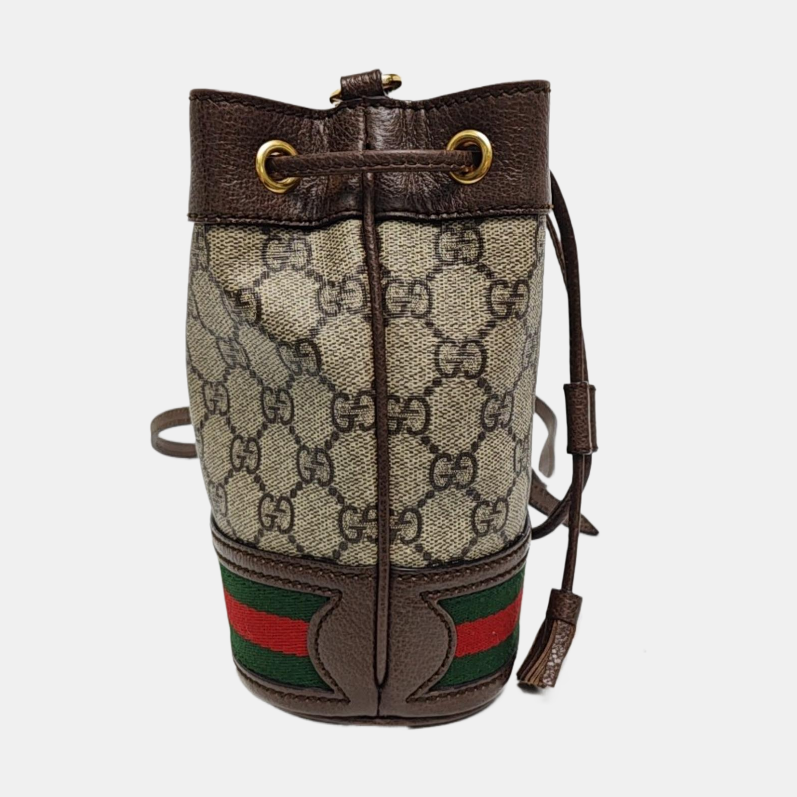 Ophidia Mini Monogram Coated Canvas Beige