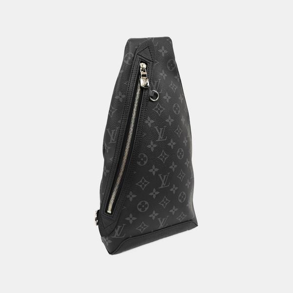 DUO Monogram Coated Canvas Black