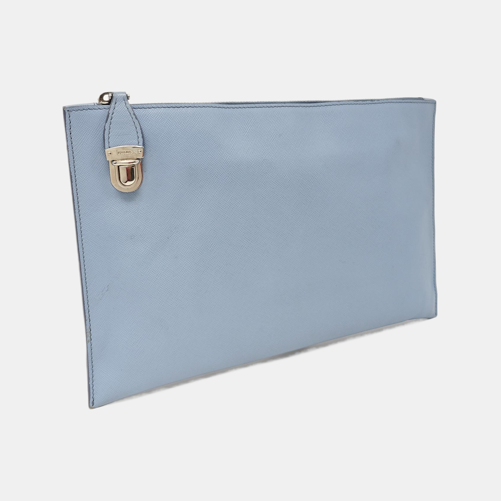 Calfskin Clutch Blue