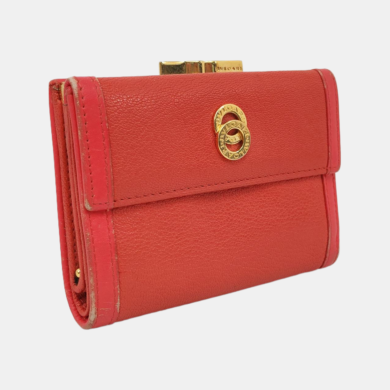 Calfskin Wallet Red
