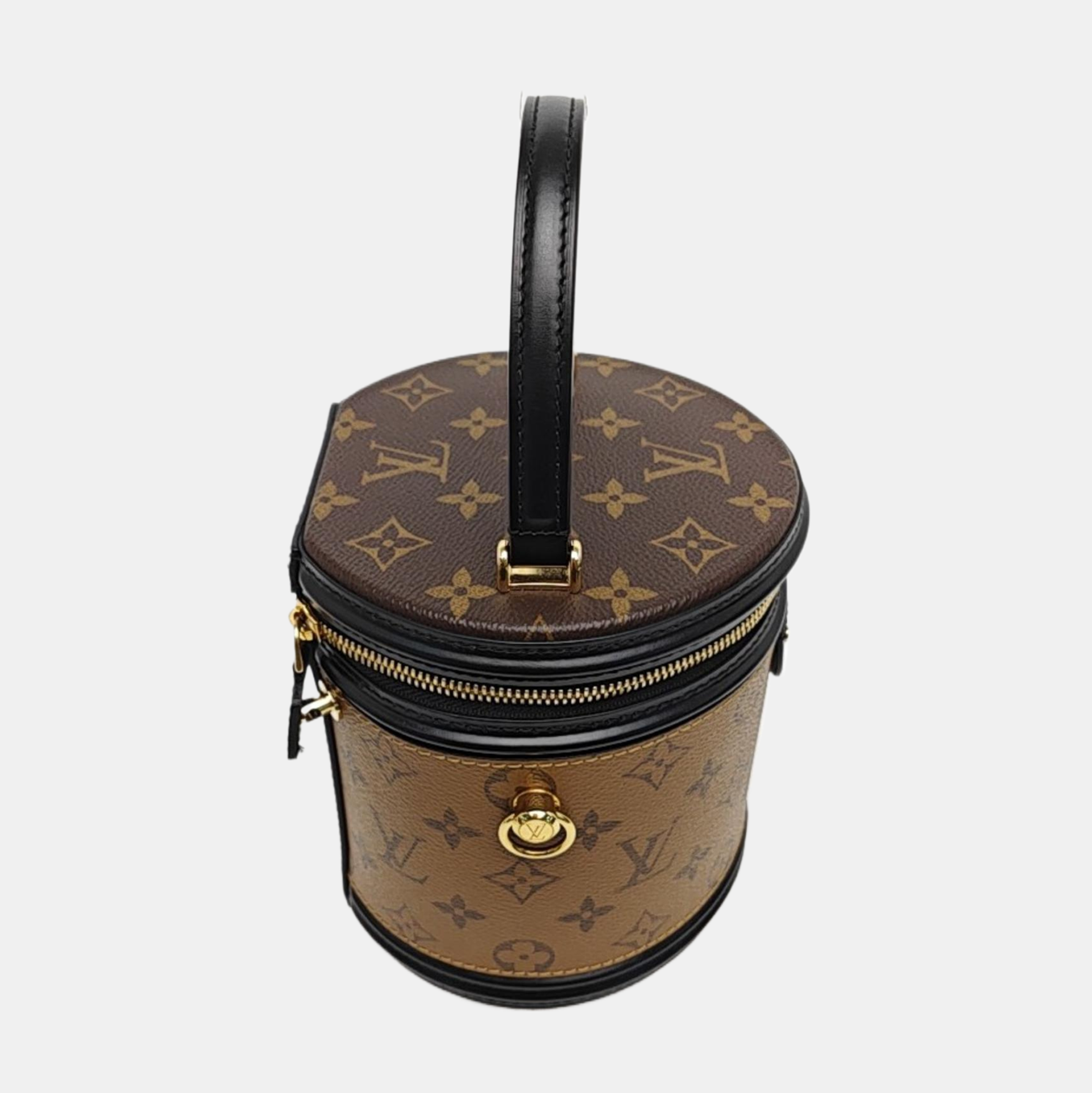 CANNES PM Monogram Coated Canvas Brown