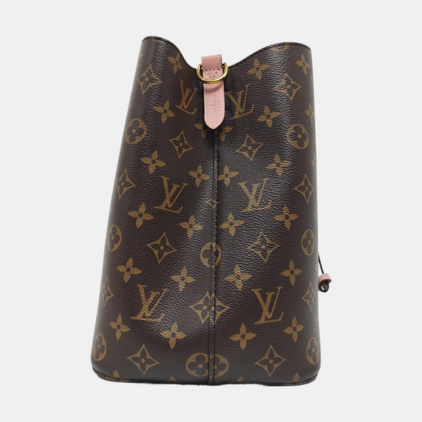 NÉONOÉ MM Monogram Coated Canvas Brown